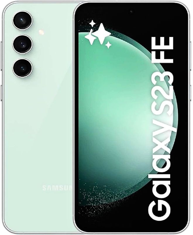 Samsung Galaxy S23 FE vert – toujours en stock chez Cellpascher. Design élégant, écran AMOLED et performances équilibrées.